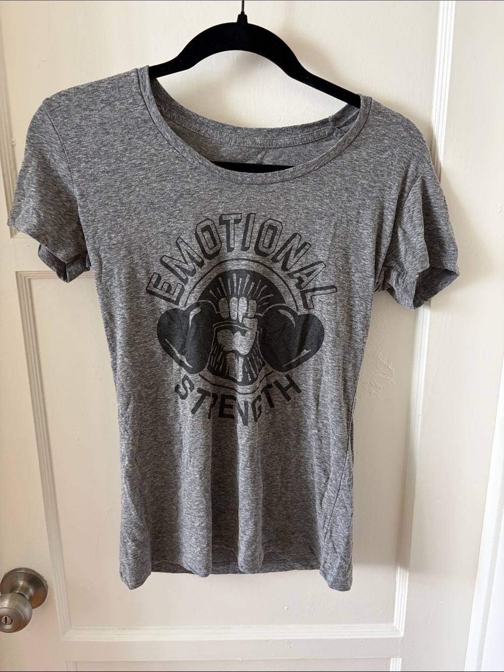 Emotional Strength Gray Graphic Women's Tee